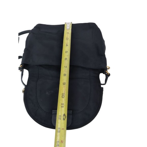 MARC by MARC JACOBS Black Crossbody Fold Over gold hardware crossbody Purse - Picture 6 of 11